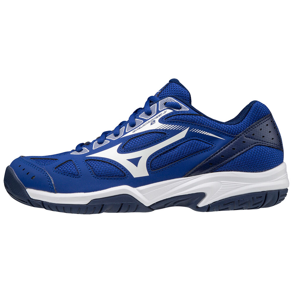 Mizuno Cyclone Speed 2 - Erkek Voleybol Ayakkabısı - Mavi/Beyaz Türkiye (GDKLXR-372)